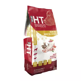 خوراک سگ بالغ مناسب برای همه نژادها برند اچ تی (12 گیلو)